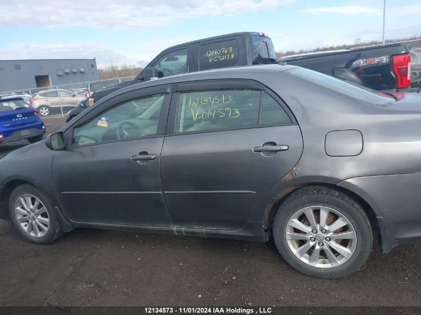 2009 Toyota Corolla S/Le/Xle VIN: 2T1BU40E79C014593 Lot: 12134573