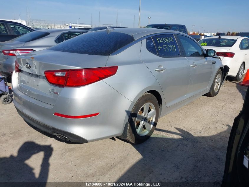 2015 Kia Optima Lx VIN: KNAGM4A78F5539979 Lot: 12134608