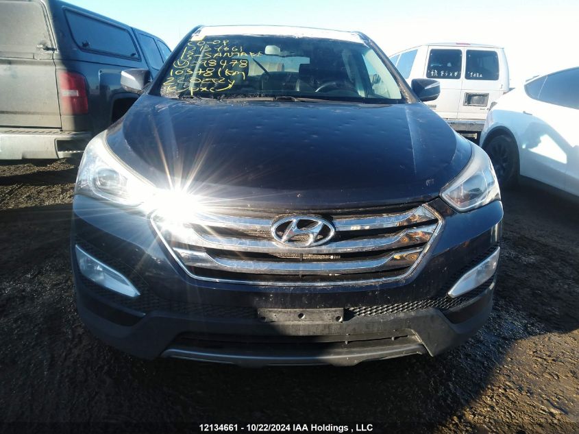 2013 Hyundai Santa Fe Sport 2.0T Se VIN: 5XYZUDLA3DG098478 Lot: 12134661