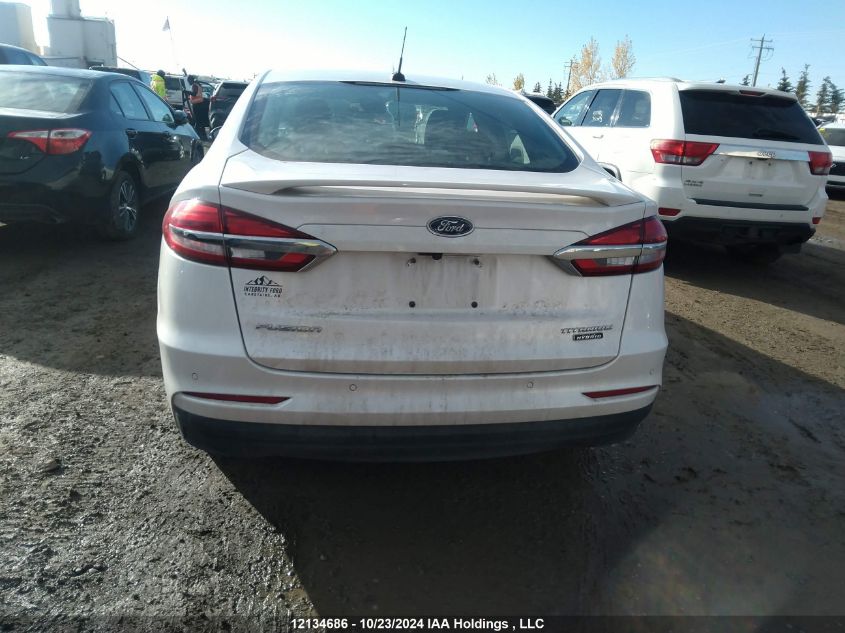 2020 Ford Fusion Titanium VIN: 3FA6P0SU1LR142003 Lot: 12134686