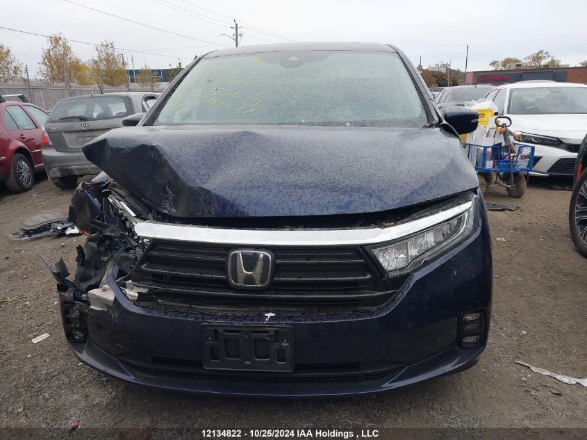 2022 Honda Odyssey VIN: 5FNRL6H87NB500872 Lot: 12134822