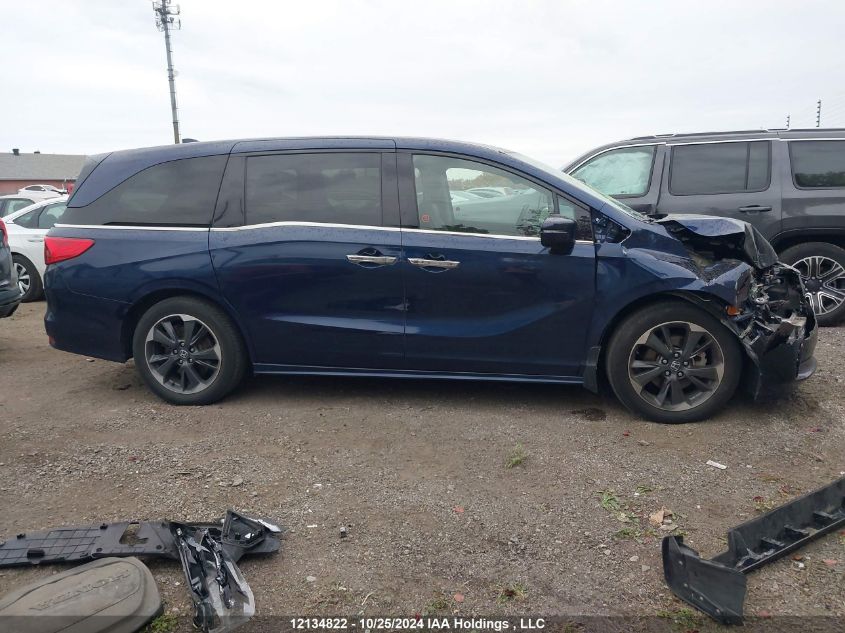 2022 Honda Odyssey VIN: 5FNRL6H87NB500872 Lot: 12134822