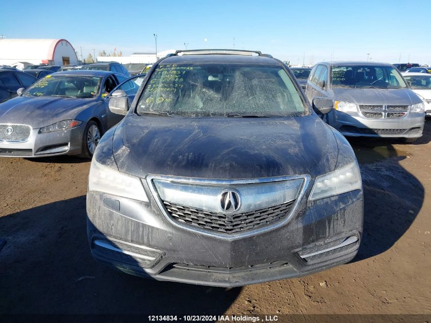 2014 Acura Mdx VIN: 5FRYD4H82EB502525 Lot: 12134834