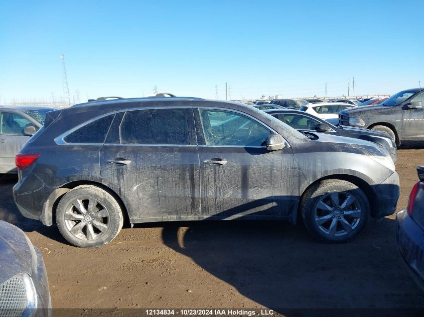 2014 Acura Mdx VIN: 5FRYD4H82EB502525 Lot: 12134834