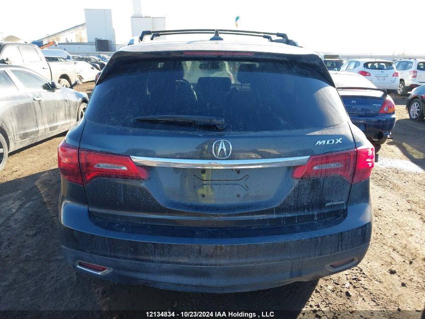 2014 Acura Mdx VIN: 5FRYD4H82EB502525 Lot: 12134834