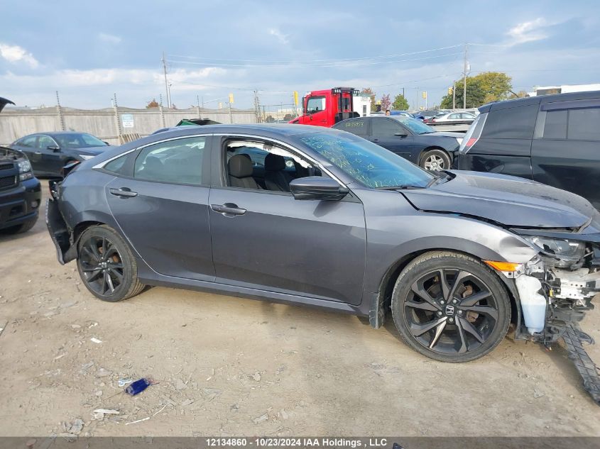 2019 Honda Civic Sedan VIN: 2HGFC2F82KH016128 Lot: 12134860