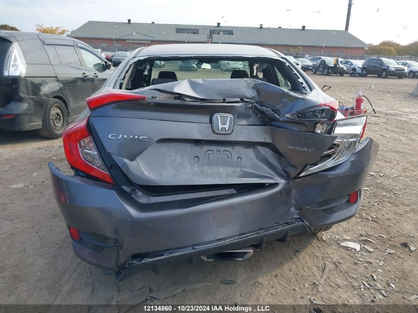 2019 Honda Civic Sedan VIN: 2HGFC2F82KH016128 Lot: 12134860