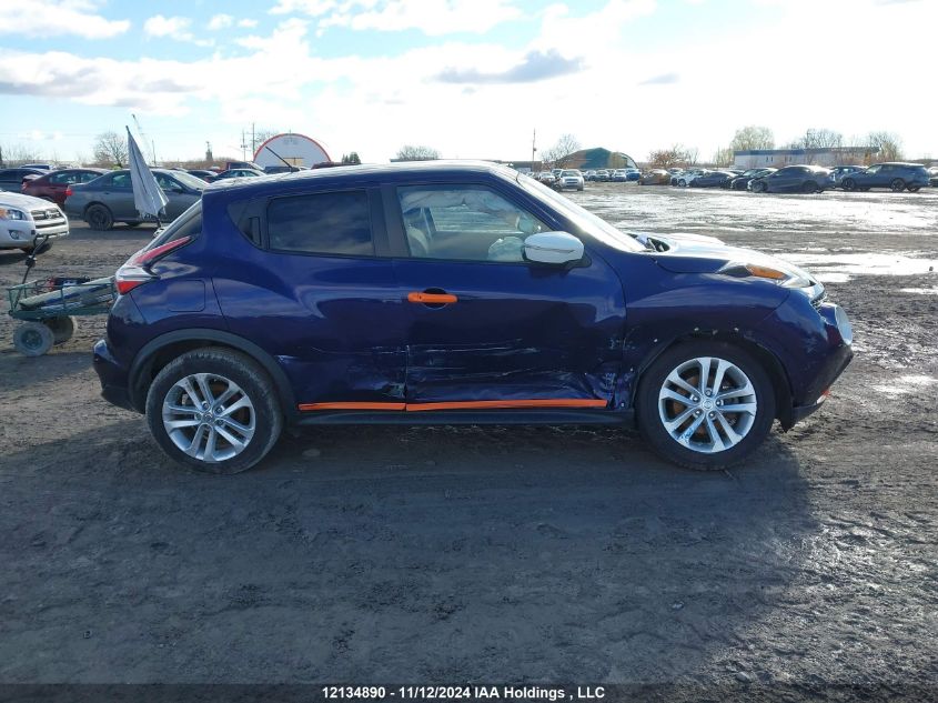 2015 Nissan Juke VIN: JN8AF5MV4FT550691 Lot: 12134890