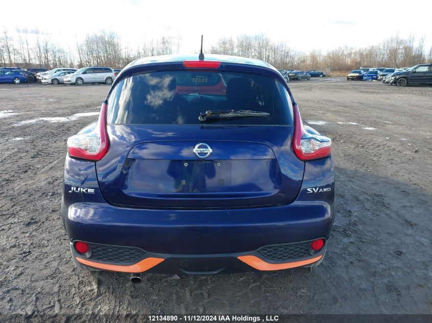 2015 Nissan Juke VIN: JN8AF5MV4FT550691 Lot: 12134890