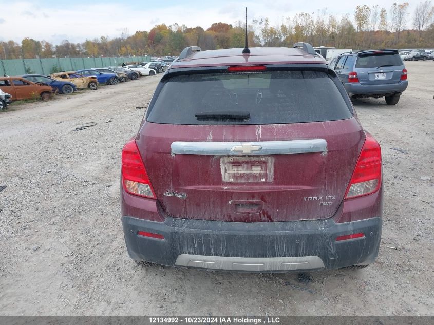 2013 Chevrolet Trax VIN: 3GNCJSSB7DL201141 Lot: 12134992