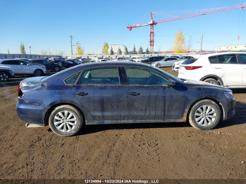 2012 Volkswagen Passat VIN: 1VWAH7A38CC011312 Lot: 12134994