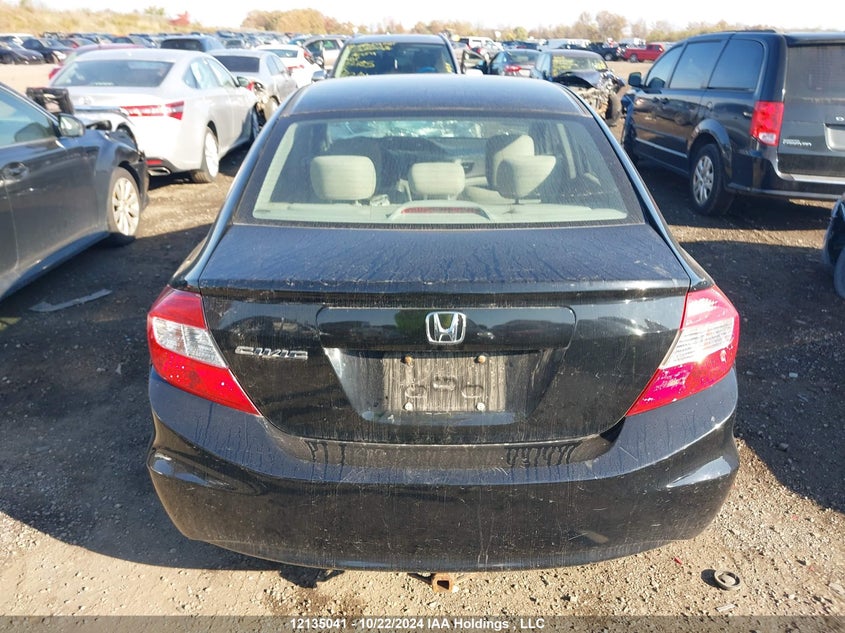 2012 Honda Civic Sdn VIN: 2HGFB2F40CH107626 Lot: 12135041