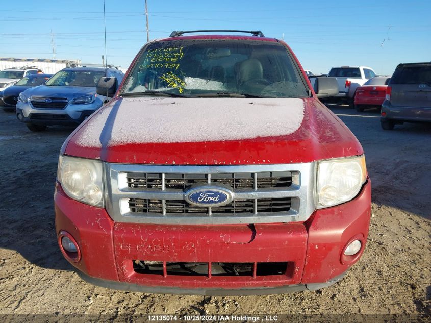 2011 Ford Escape Xlt VIN: 1FMCU9DG4BKA10739 Lot: 12135074