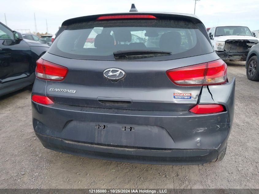 2018 Hyundai Elantra Gt VIN: KMHH35LE1JU028586 Lot: 12135080