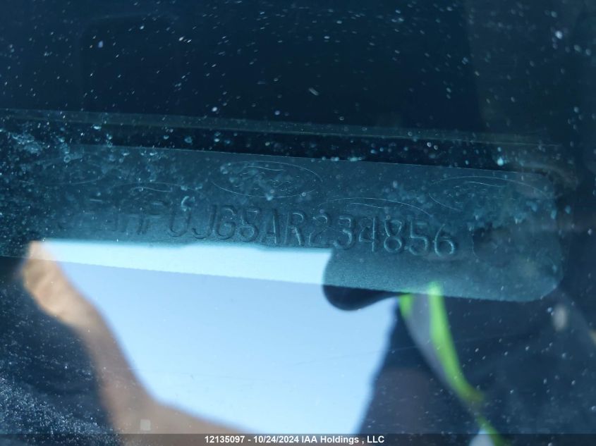 2010 Ford Fusion Sel VIN: 3FAHP0JG8AR234856 Lot: 12135097