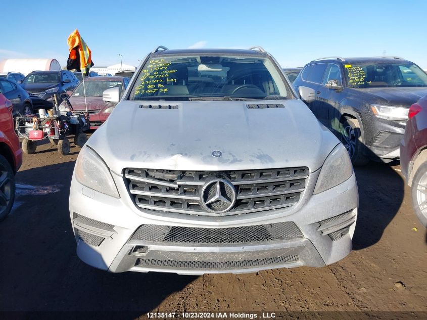 2013 Mercedes-Benz Ml-Class VIN: 4JGDA2EB0DA207360 Lot: 12135147