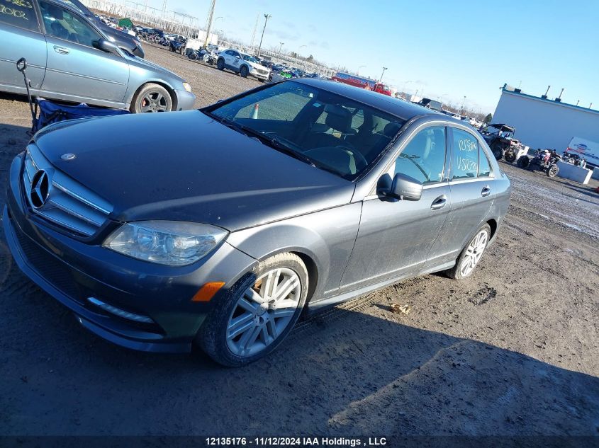 2011 Mercedes-Benz C-Class VIN: WDDGF8FBXBA512775 Lot: 12135176