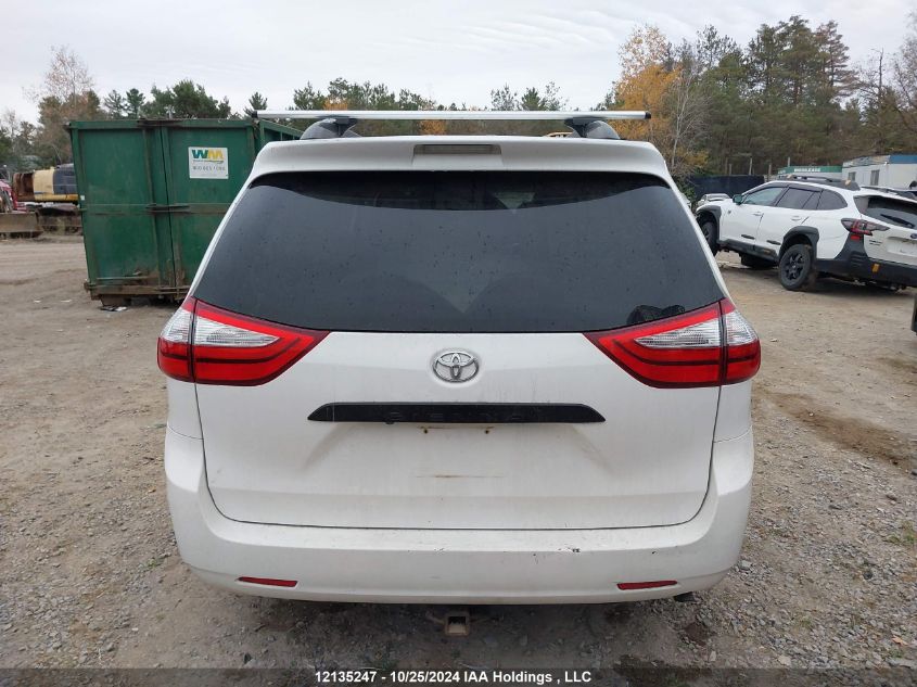 2017 Toyota Sienna VIN: 5TDZZ3DC0HS830893 Lot: 12135247