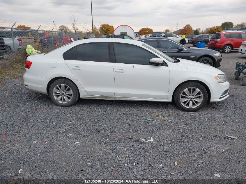 2015 Volkswagen Jetta Sedan VIN: 3VWDA7AJ5FM245183 Lot: 12135248