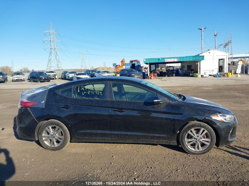 2017 Hyundai Elantra Gl VIN: KMHD84LF0HU243924 Lot: 12135265