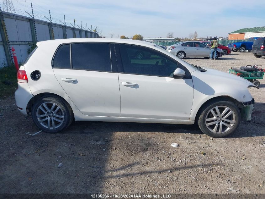 2010 Volkswagen Golf VIN: WVWDA7AJ1AW161454 Lot: 12135266