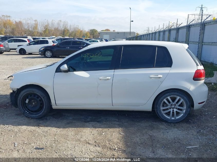 2010 Volkswagen Golf VIN: WVWDA7AJ1AW161454 Lot: 12135266