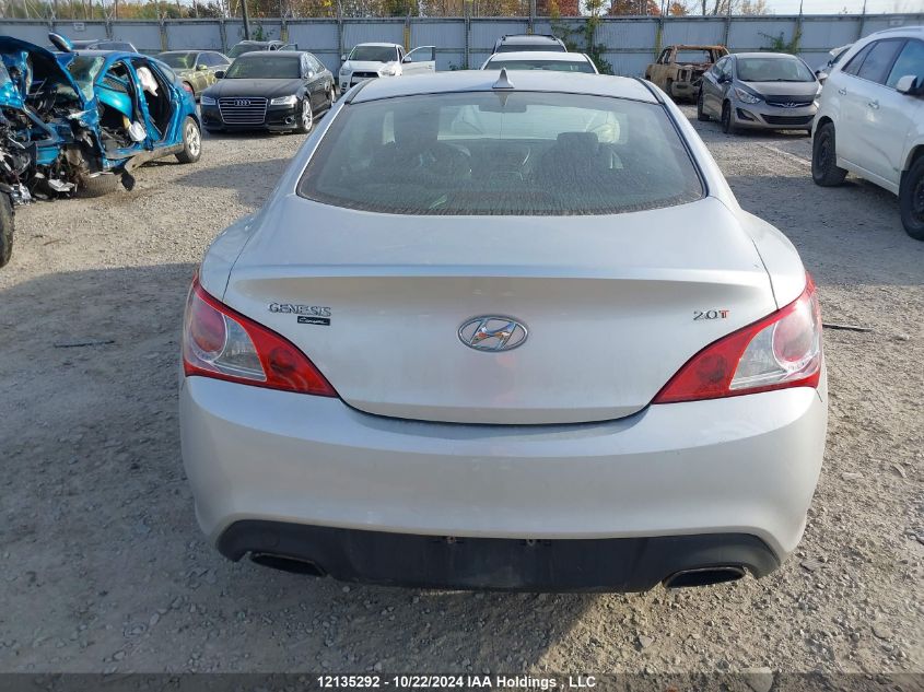 2010 Hyundai Genesis Coupe 2.0T VIN: KMHHT6KD0AU032868 Lot: 12135292