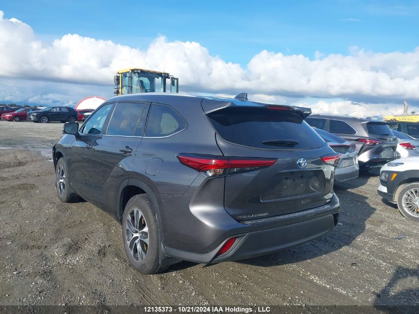 2023 Toyota Highlander Hybrid Xle/Hybrid Bronze Edition VIN: 5TDKBRCH6PS111393 Lot: 12135373