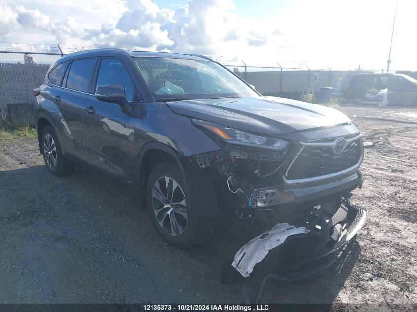 2023 Toyota Highlander Hybrid Xle/Hybrid Bronze Edition VIN: 5TDKBRCH6PS111393 Lot: 12135373