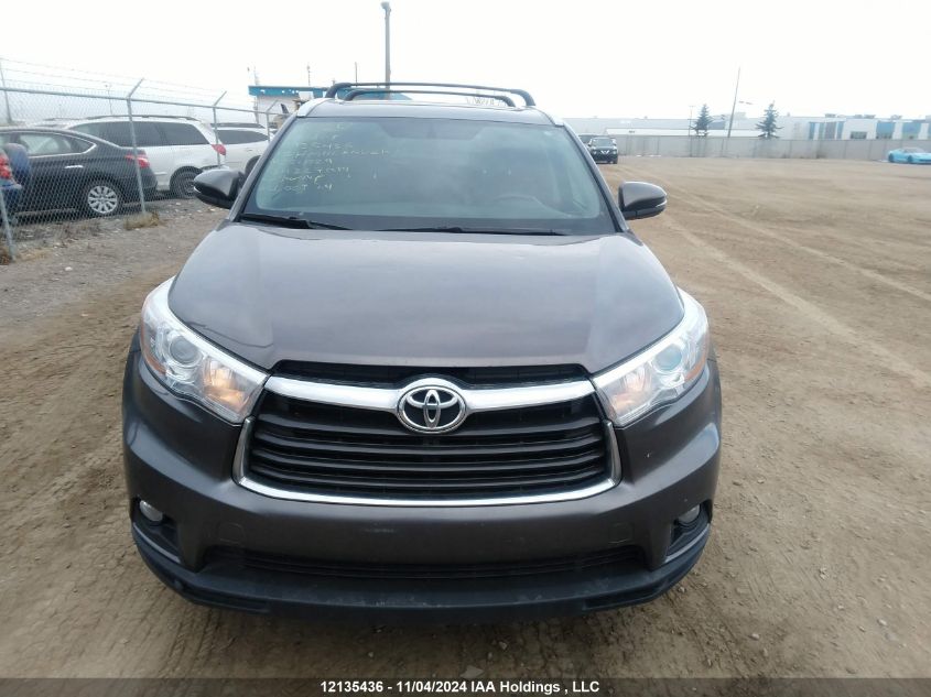 2015 Toyota Highlander Limited/Ltd Platinum VIN: 5TDDKRFH4FS224729 Lot: 12135436