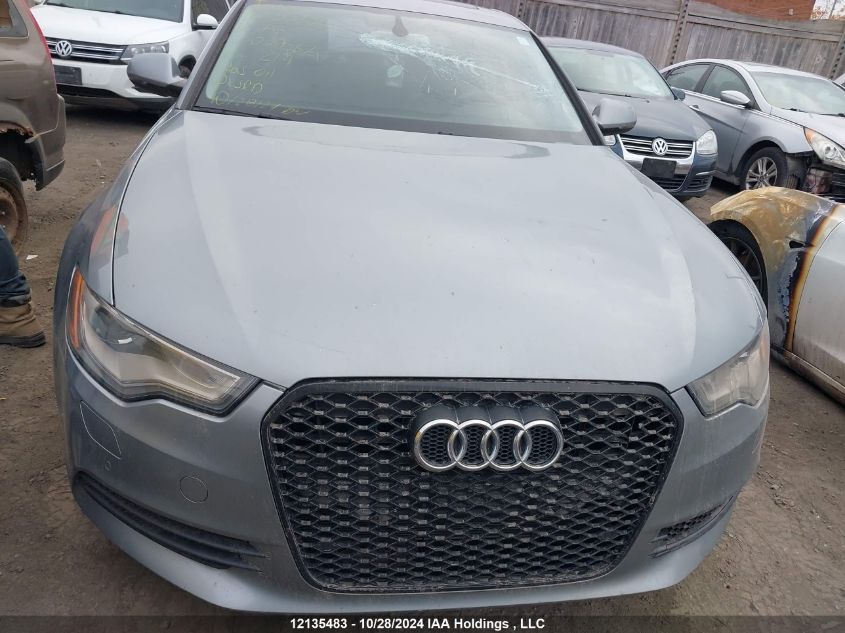 2012 Audi A6 VIN: WAUFGCFC7CN039567 Lot: 12135483