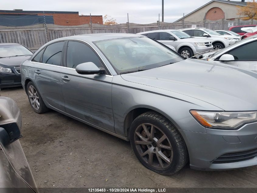 2012 Audi A6 VIN: WAUFGCFC7CN039567 Lot: 12135483