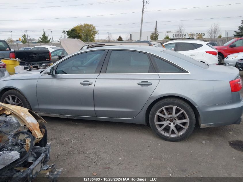 2012 Audi A6 VIN: WAUFGCFC7CN039567 Lot: 12135483