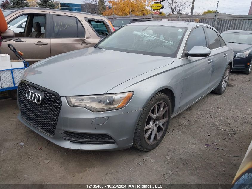 2012 Audi A6 VIN: WAUFGCFC7CN039567 Lot: 12135483