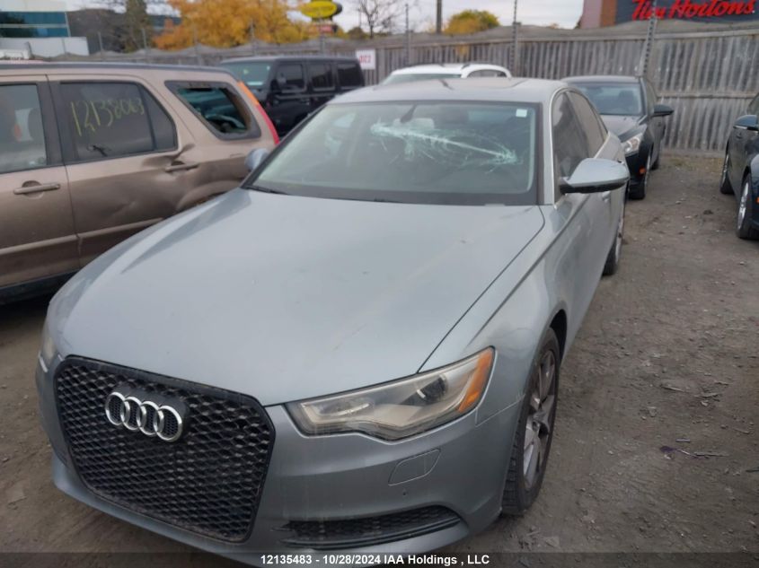 2012 Audi A6 VIN: WAUFGCFC7CN039567 Lot: 12135483