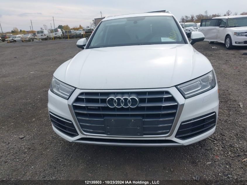 2018 Audi Q5 Premium Plus VIN: WA1BNAFY9J2124426 Lot: 12135503