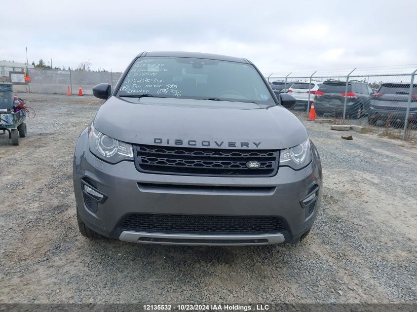 2015 Land Rover Discovery Sport VIN: SALCR2BG8FH518949 Lot: 12135532