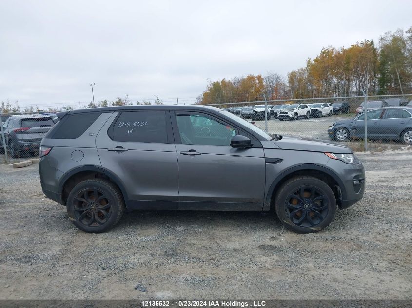 2015 Land Rover Discovery Sport VIN: SALCR2BG8FH518949 Lot: 12135532