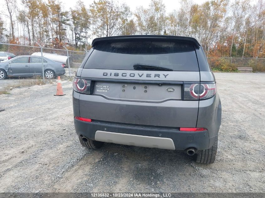 2015 Land Rover Discovery Sport VIN: SALCR2BG8FH518949 Lot: 12135532