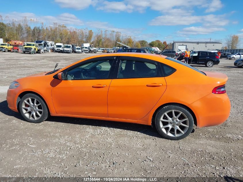 2013 Dodge Dart Sxt/Rallye VIN: 1C3CDFBA0DD183512 Lot: 12135544