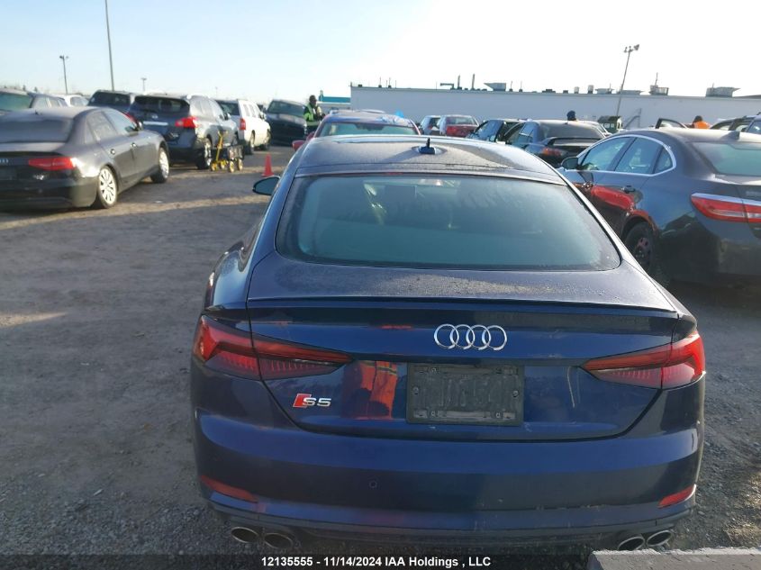 2019 Audi S5 Sportback VIN: WAUC4CF57KA045243 Lot: 12135555