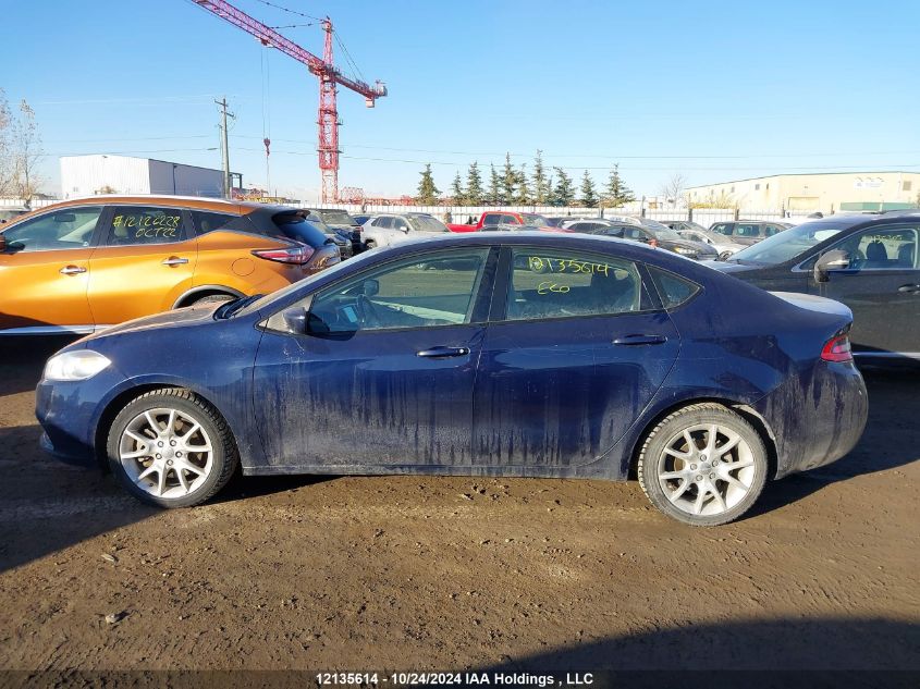 2013 Dodge Dart Sxt/Rallye VIN: 1C3CDFBAXDD203832 Lot: 12135614