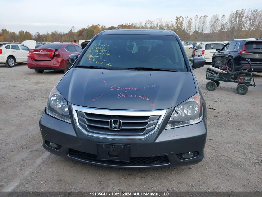 2010 Honda Odyssey VIN: 5FNRL3H89AB504060 Lot: 12135641