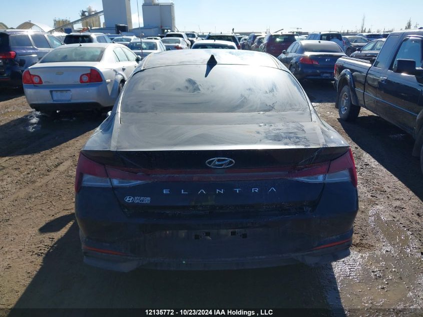 2022 Hyundai Elantra Sel VIN: KMHLM4AG5NU357559 Lot: 12135772