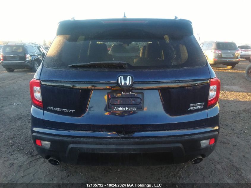 2019 Honda Passport VIN: 5FNYF8H99KB500813 Lot: 12135792