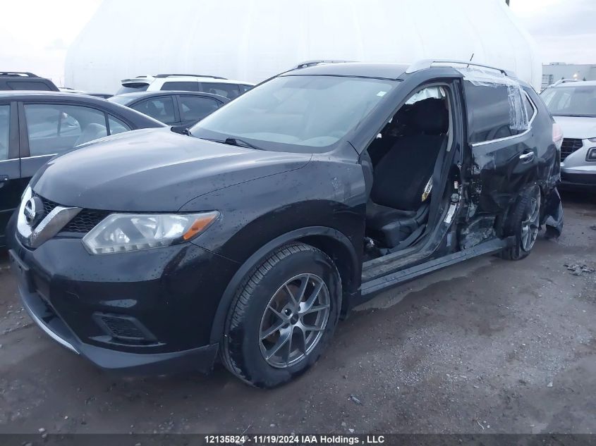 2016 Nissan Rogue VIN: 5N1AT2MT0GC733052 Lot: 12135824