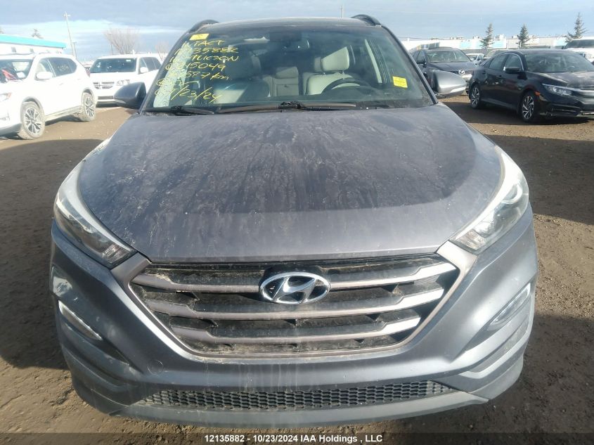 2016 Hyundai Tucson Limited/Sport And Eco/Se VIN: KM8J3CA40GU215049 Lot: 12135882