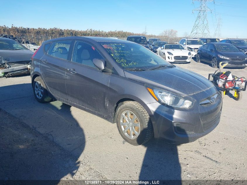 2013 Hyundai Accent Gl VIN: KMHCT5AE0DU119446 Lot: 12135971