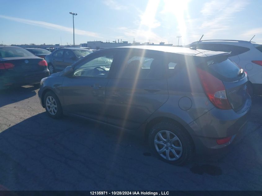 2013 Hyundai Accent Gl VIN: KMHCT5AE0DU119446 Lot: 12135971