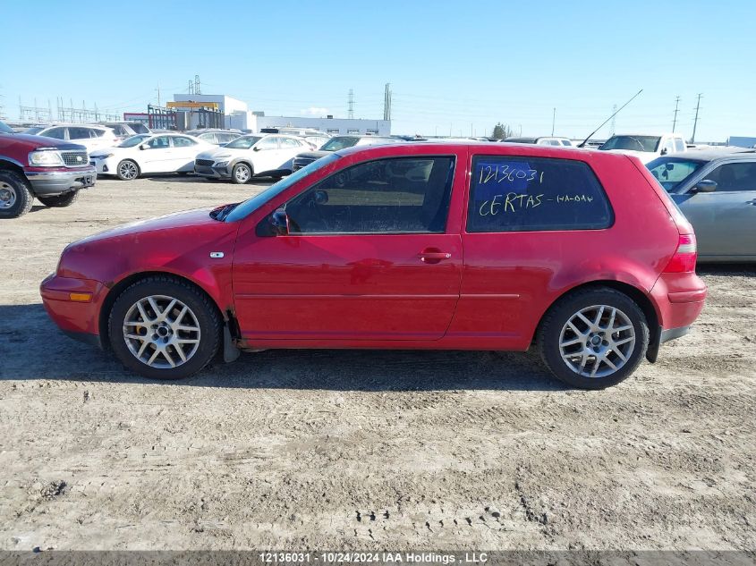 2002 Volkswagen Gti VIN: 9BWDE21J124028655 Lot: 12136031